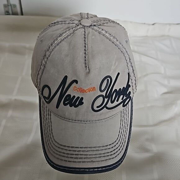 Robin Ruth Men's Logo New York Baseball Cap One Size  Gray/ Blue - Picture 5 of 16